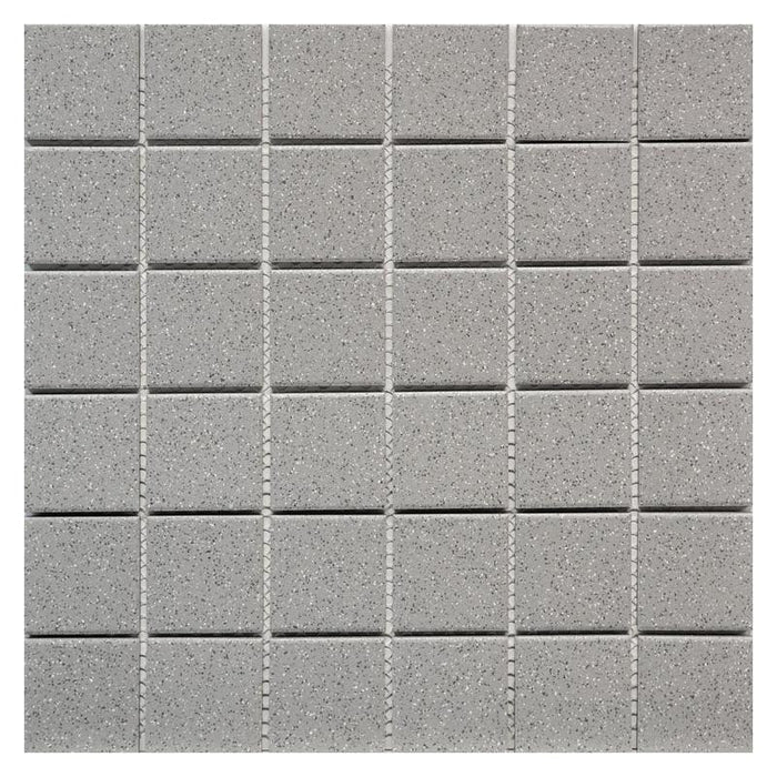 Grey Speckled 2x2 Porcelain Mosaic Tile 12x12 Sheet 1