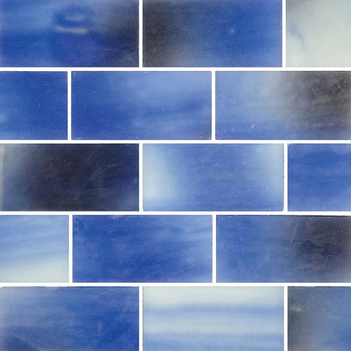 Subway Frosted Sky 2x4 Glass Mosaic Tile 12x12 Sheet 1