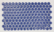 Glass penny shower mosaic tile