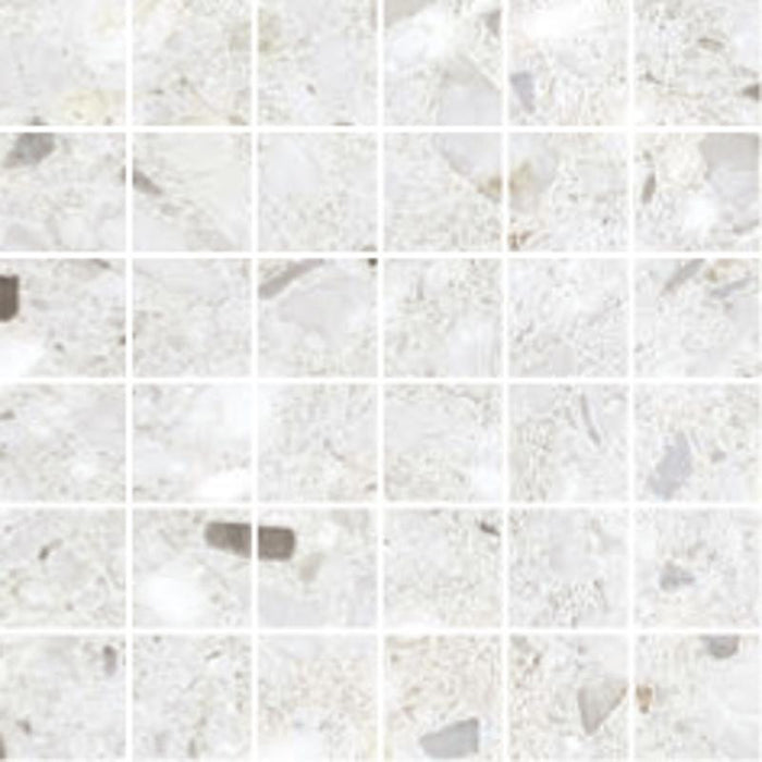 Frammenta Bianco 2x2 Porcelain Mosaic Tile 12x12 Sheet 1