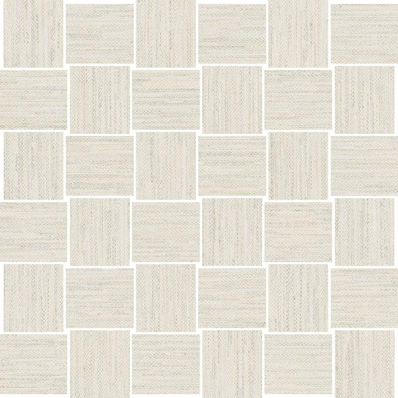 Craft Cotton Basketweave 12x12 Porcelain Mosaic Tile