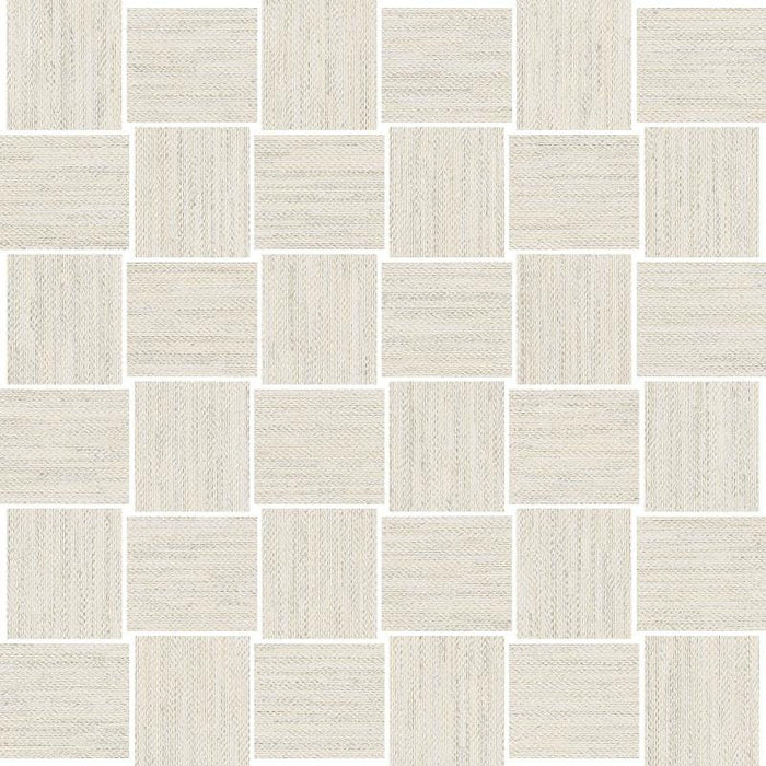 Craft Cotton Basketweave 12x12 Porcelain Mosaic Tile 1