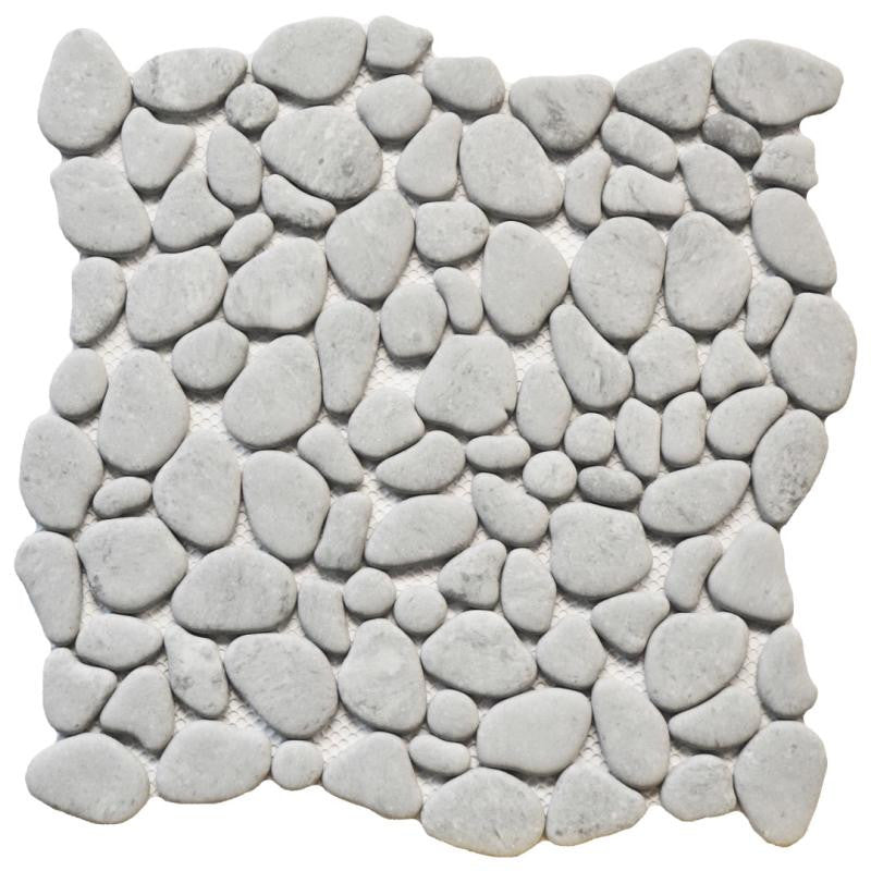 Cement Pebble 12x12 Glass Mosaic Tile Sheet