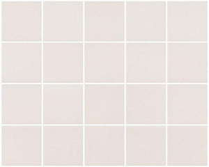 Neutral Shell 3x3 Ceramic Mosaic Tile 15x12 Sheet