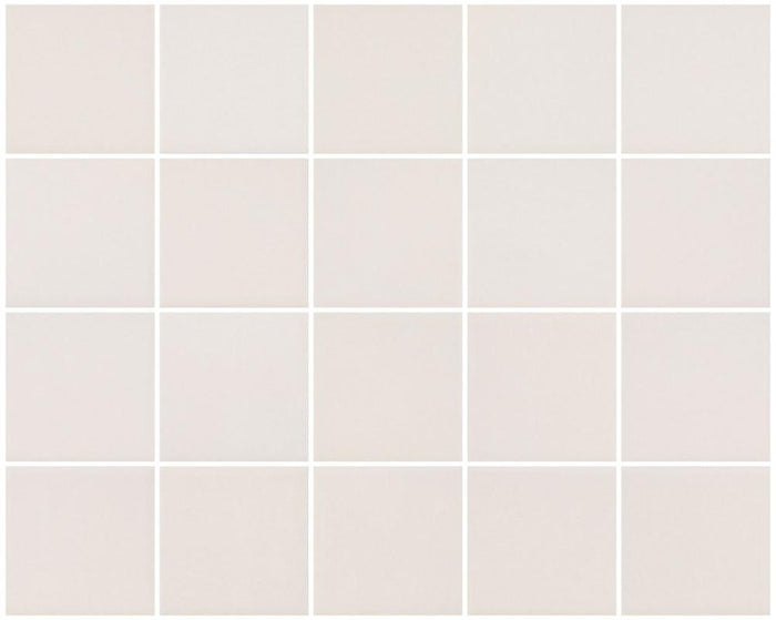 Neutral Shell 3x3 Ceramic Mosaic Tile 15x12 Sheet 4