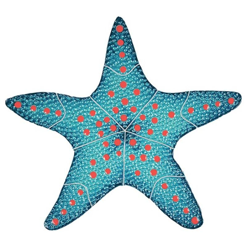Starfish Aqua 10" Ceramic Mosaic Accent Tile