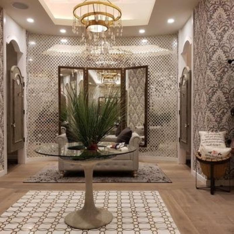 Antique Moroccan Mirror and Marble Mosaic Tile 12x12 Sheet