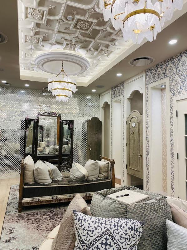 Antique Moroccan Mirror and Marble Mosaic Tile 12x12 Sheet
