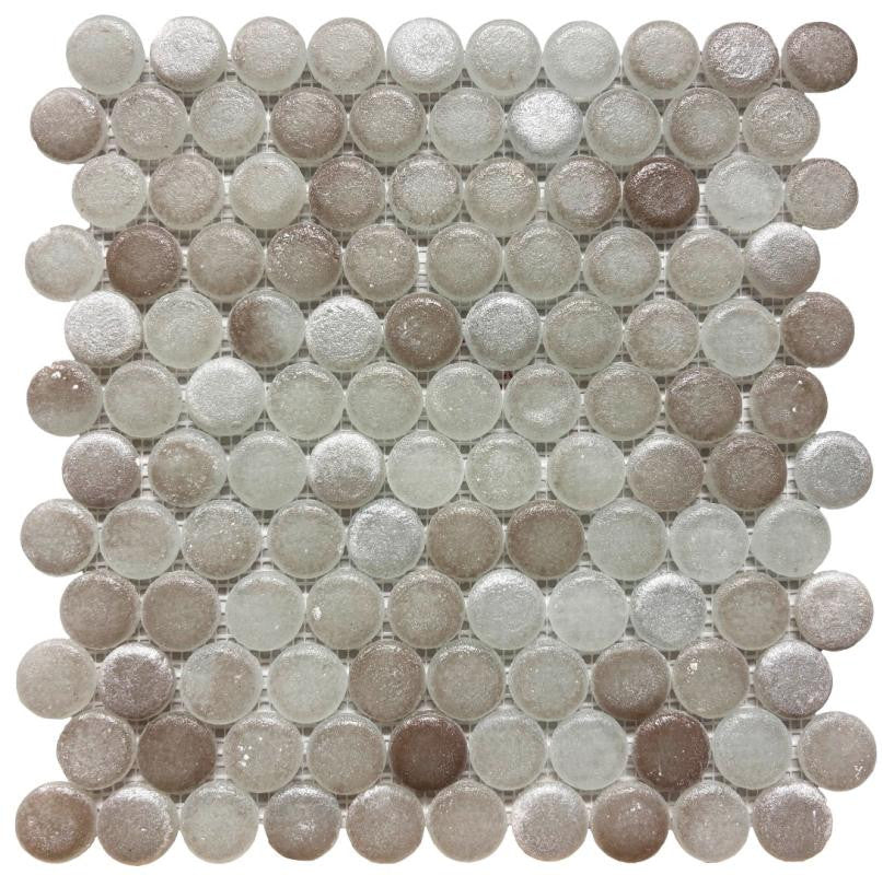 Liquid Drops River Glass Mosaic Tile 12x12 Sheet