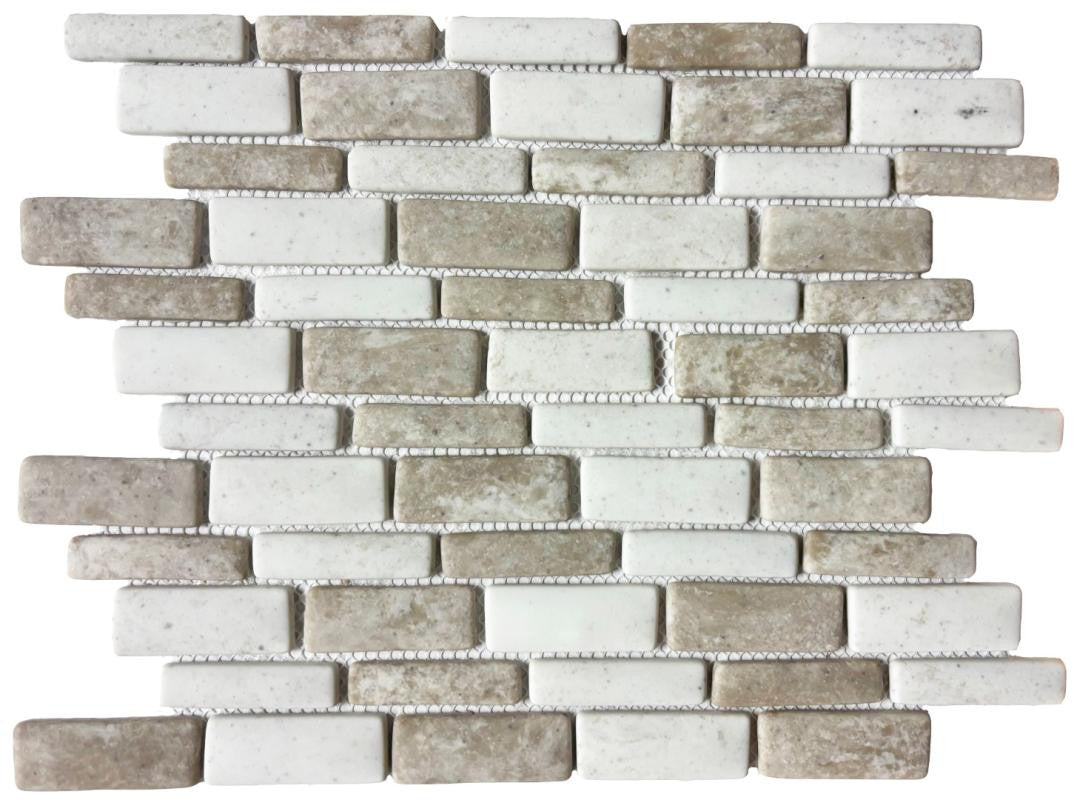 Chiaro Mix Linear Glass Mosaic Tile 12x12