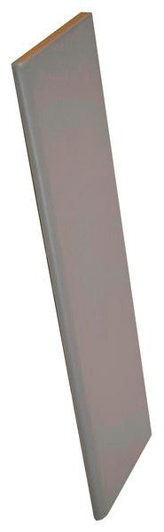 Maiolica Tender Grey Ceramic Bullnose 3x10 1