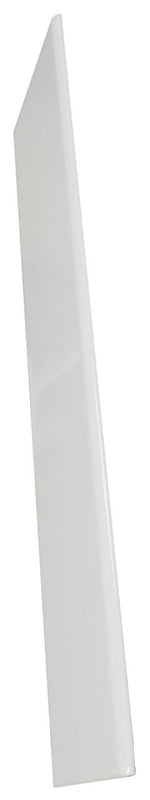Natural Branco Glossy Ceramic Bullnose 4x16