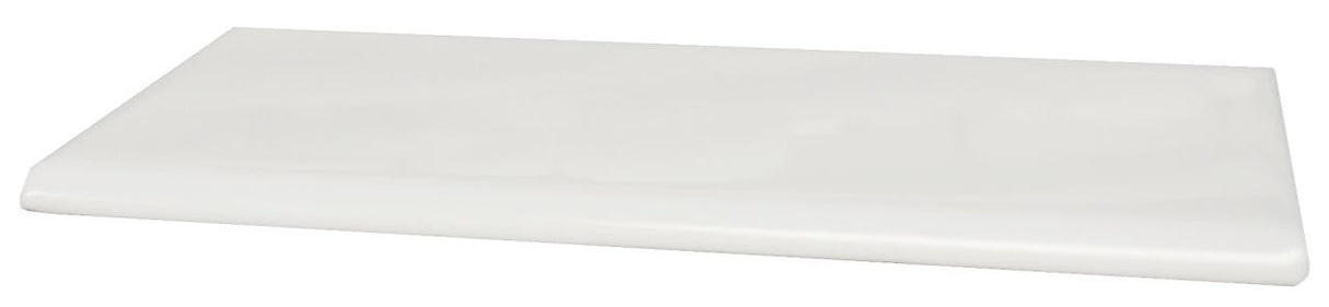 Natural Branco Glossy Ceramic Bullnose 3x6