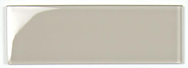 Clear Creme 4x12 Glass Subway Tile 2