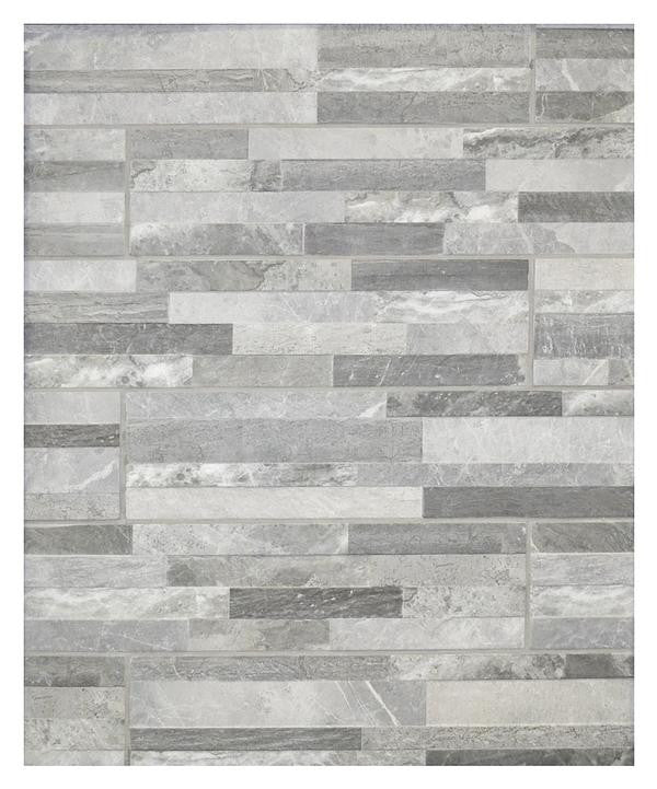 Tiffany 3D Grey 6x24 Ledger-Look Wall Tile