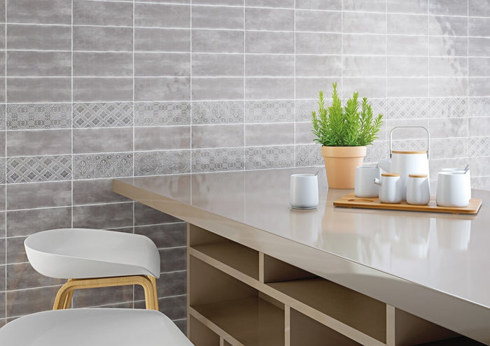 Maiolica Tender Grey 4x10 Ceramic Subway Tile 2