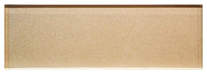Champagne Mist 3x9 Metallic Glass Tile