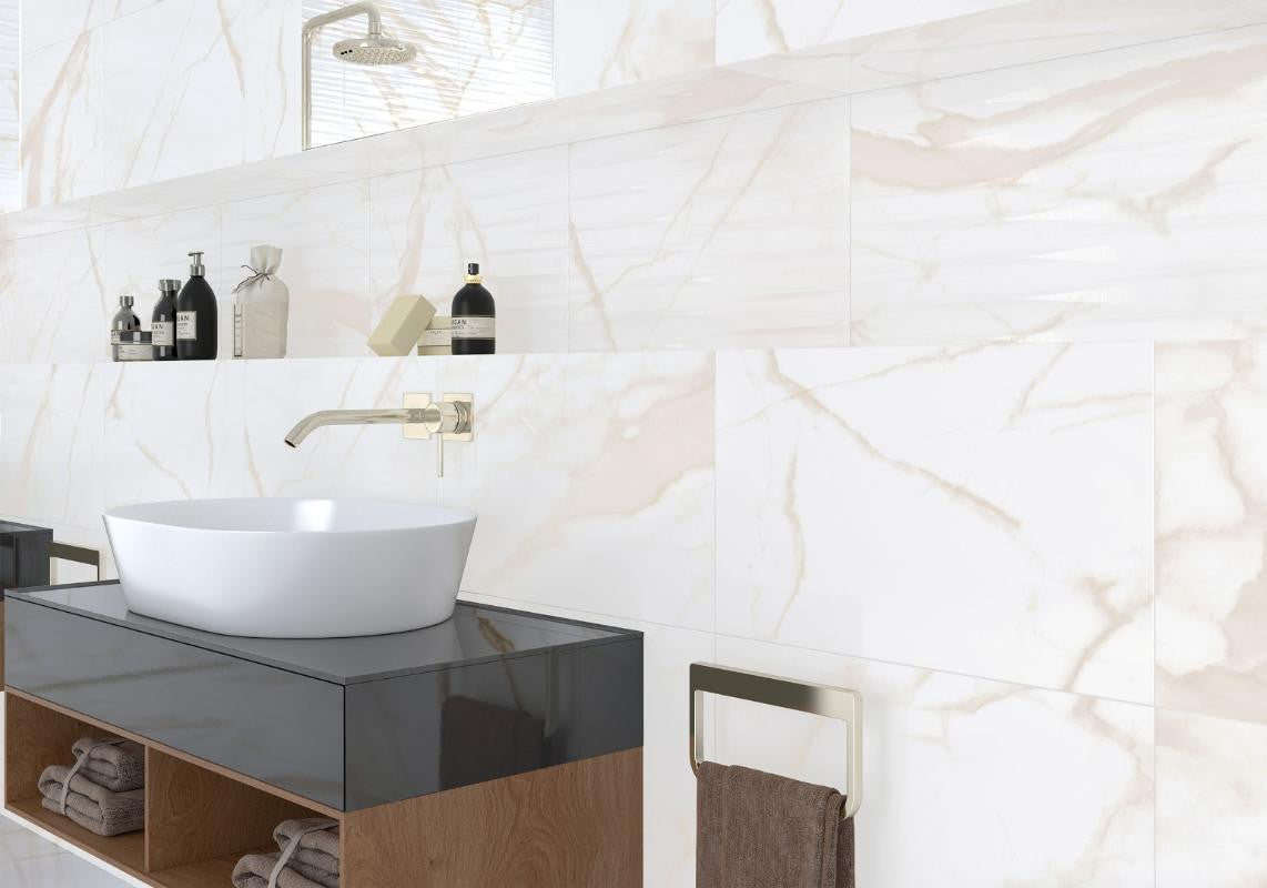 Essential Gold 10x27 Glossy Ceramic Wall Tile