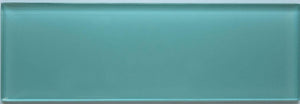 Aqua 3x9 Glass Subway Tile