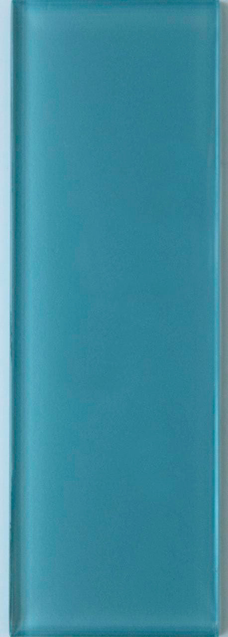Steel Blue 8mm Glass Tile 3x9
