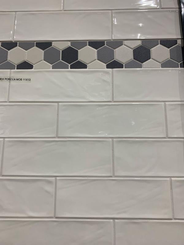Boulevard White 4x12 Ceramic Subway Tile 2