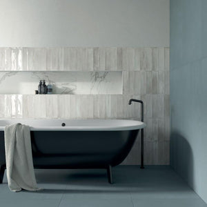 Living White 12x24 Porcelain Floor Tile