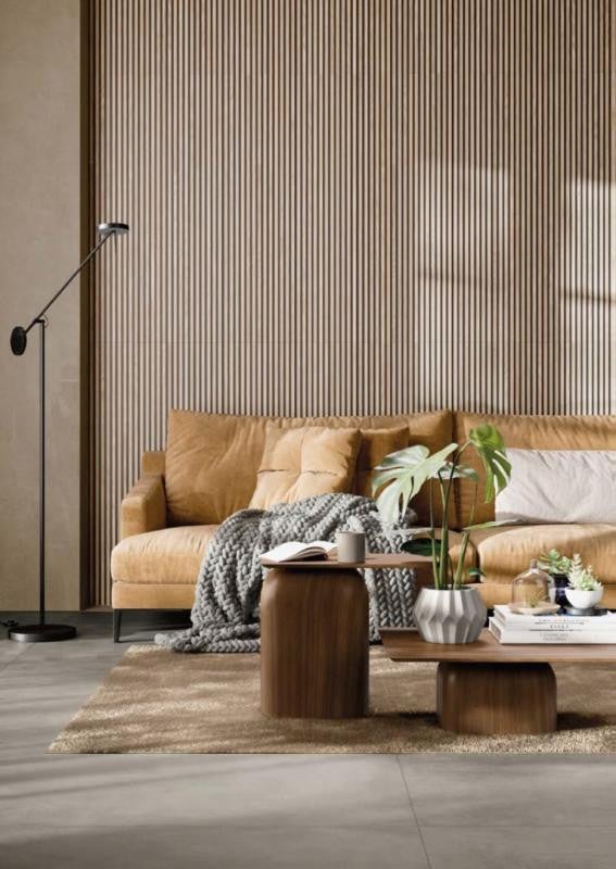 Canne 3D Ecru Black 24x48 Relief Porcelain Wall Tile 4