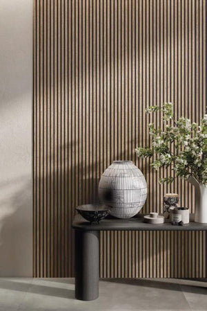 Canne 3D Ecru Black 24x48 Relief Porcelain Wall Tile
