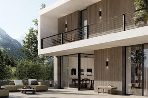 Canne 3D Ecru Black 24x48 Relief Porcelain Wall Tile