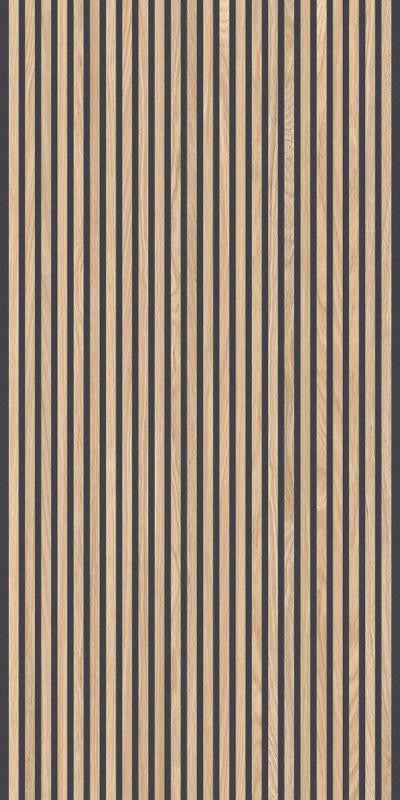 Canne 3D Ecru Black 24x48 Relief Porcelain Wall Tile 2