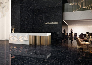 Coverlam Nero Ardi 39x118 Porcelain Slab