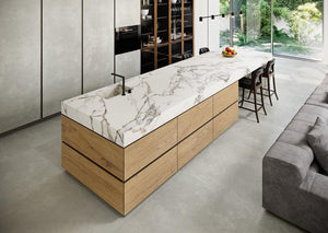 Coverlam Calacata Vaglie 48x109 Marble Look Porcelain Slab
