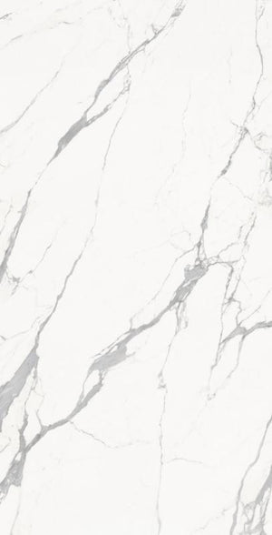 Marmoteca Statuario Prem 48x110 Marble Look Porcelain Tile