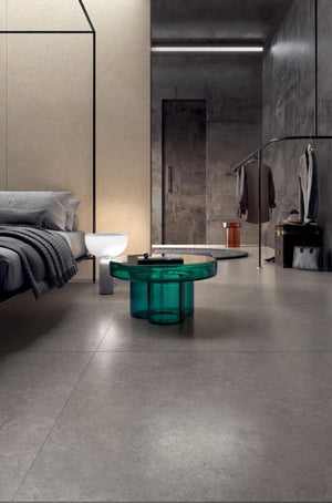 Pura Grey Chiseled 48x109 Porcelain Slab Tile