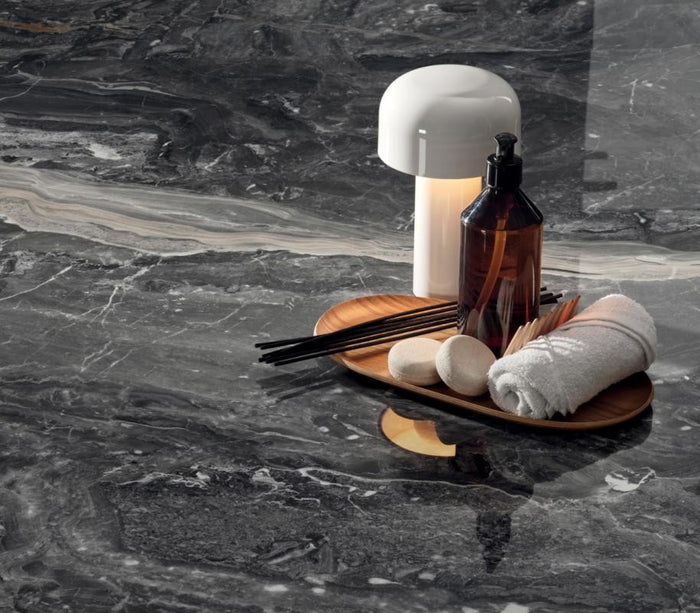 Perpetual Orobico Blend Polished 48x109 Marble Look Porcelain Panel Porcelain Tile 2