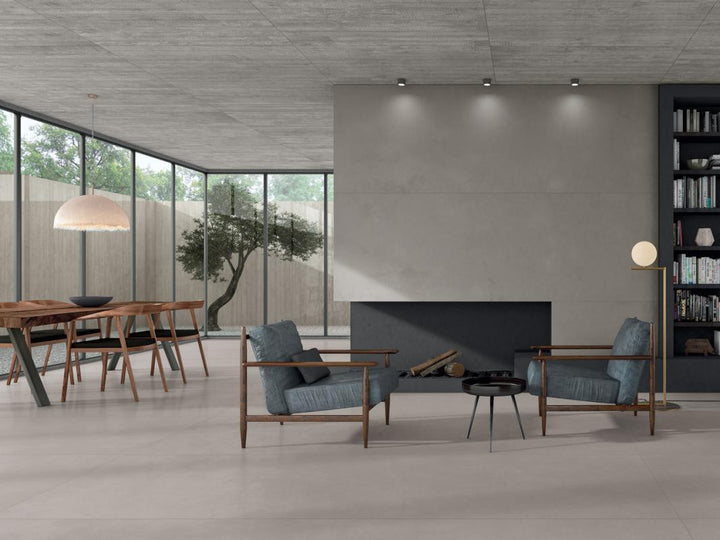 Cement Project Color20 Work 39x118 Concrete Look Porcelain Tile