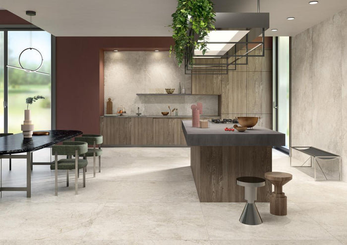 Anthea White 48x109 Porcelain Panel Porcelain Tile 3