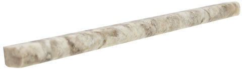 Silver Travertine Pencil Liner 0.4x12