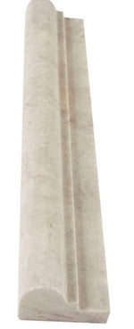 Silver Travertine Ogee Liner 2x12