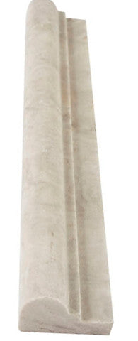 Silver Travertine Ogee Liner 2x12 1