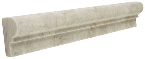 Silver Travertine Ogee Liner 2x12