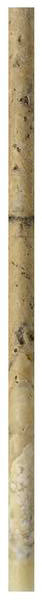 Antique Onyx Tumbled Travertine Pencil Liner 3/4x12