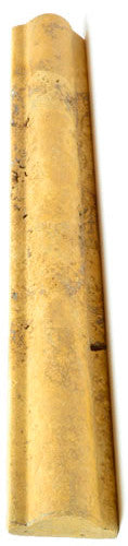 Gold Travertine Tumbled Liner 1-3/4x12