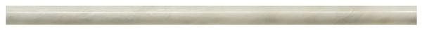 Pearl White Marble Pencil Liner Polished 5/8x12 4