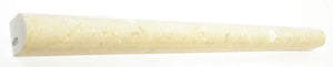 Crema Marfil Honed Marble Pencil Liner 3/4x12