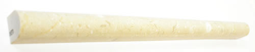 Crema Marfil Honed Marble Pencil Liner 3/4x12 2