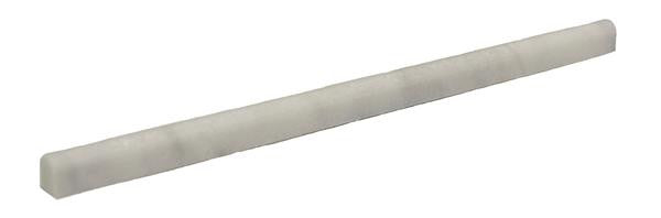Carrara White Polished Marble Pencil Liner 0.4x12 2