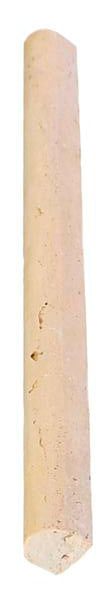 Noce Travertine Pencil Liner Tumbled 3/4x12