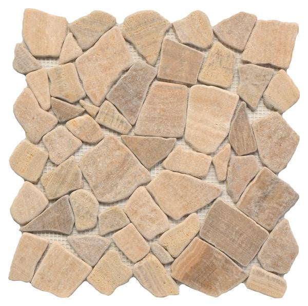 Marmol Wood Vein Marble Mosaic Tile 12x12 Sheet 1