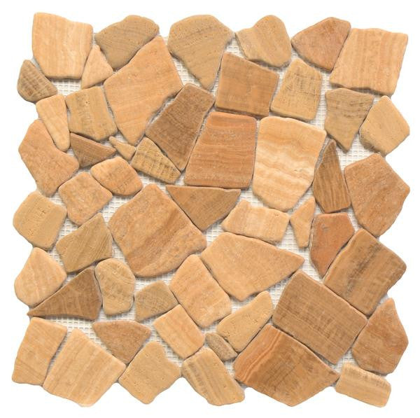 Marmol Wood Vein Marble Mosaic Tile 12x12 Sheet